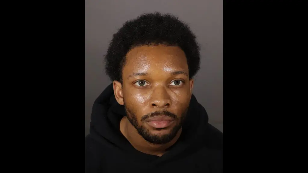 Mugshot of singer David Anthony Burke, aka d4vd.