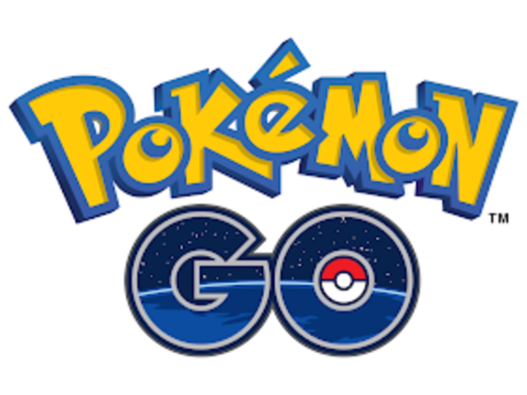 Title of Pokemon Go on white background.