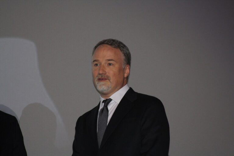 Director David Fincher at a public appearance; the David Fincher Netflix deal ends in 2027