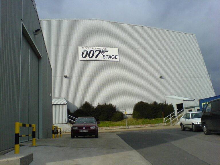 The 007 Stage at Pinewood Studios, home of the James Bond films that editor John Grover helped cut