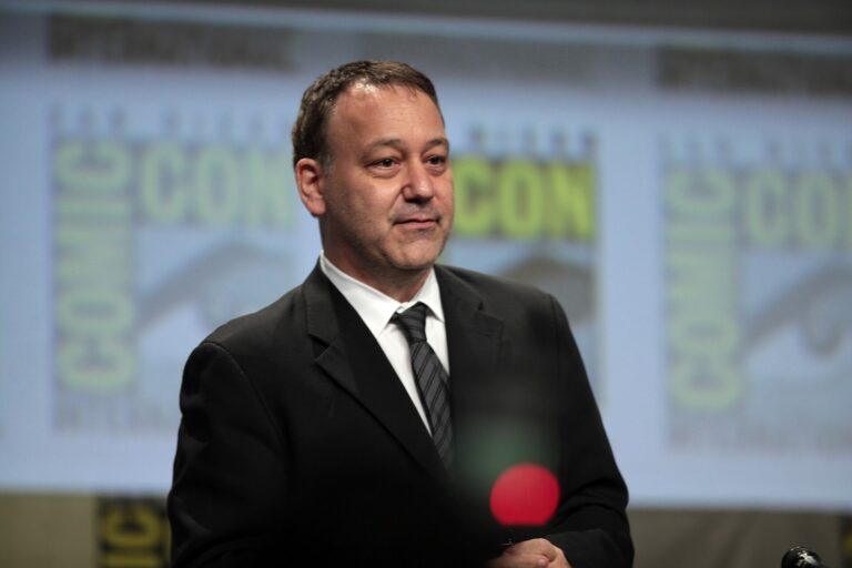 Portrait of God producer Sam Raimi at San Diego Comic-Con in 2014