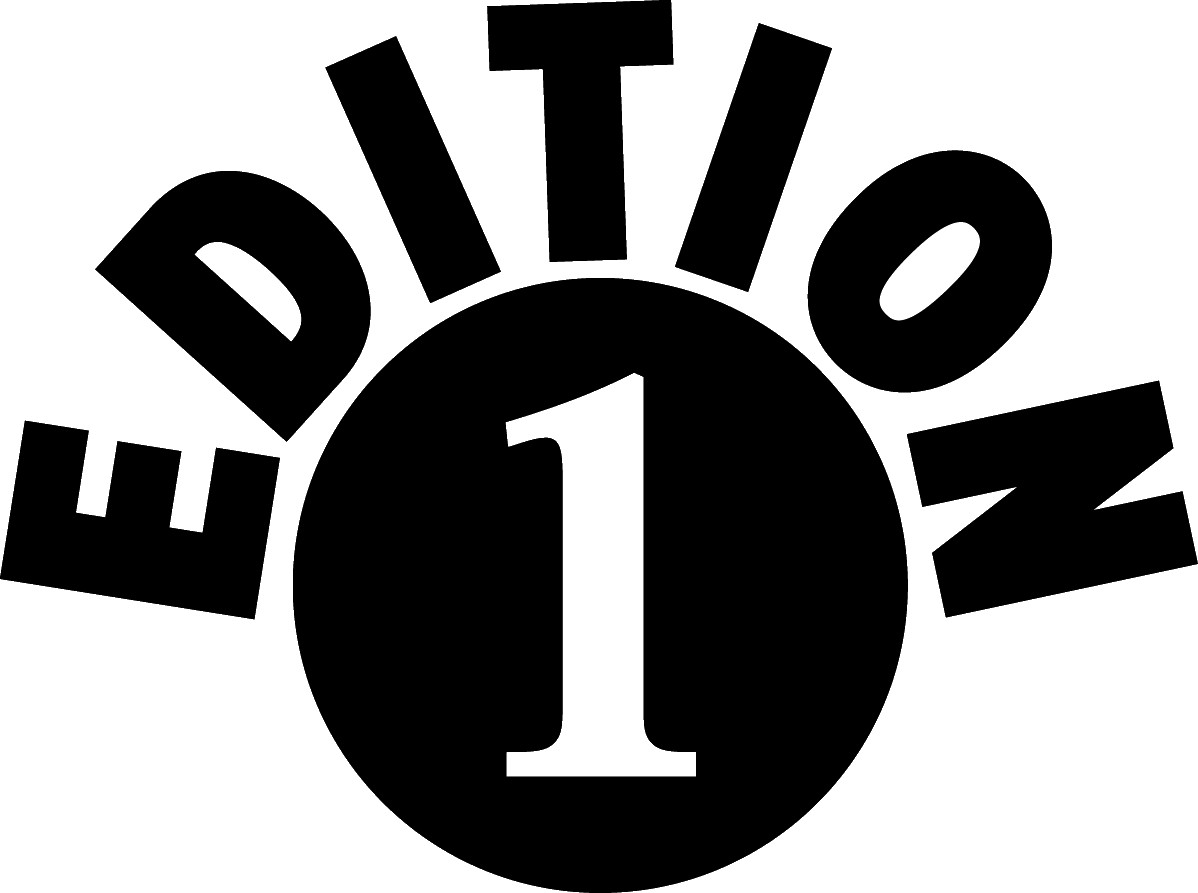 The black circular Edition 1 stamp printed on 1st Edition Pokémon cards