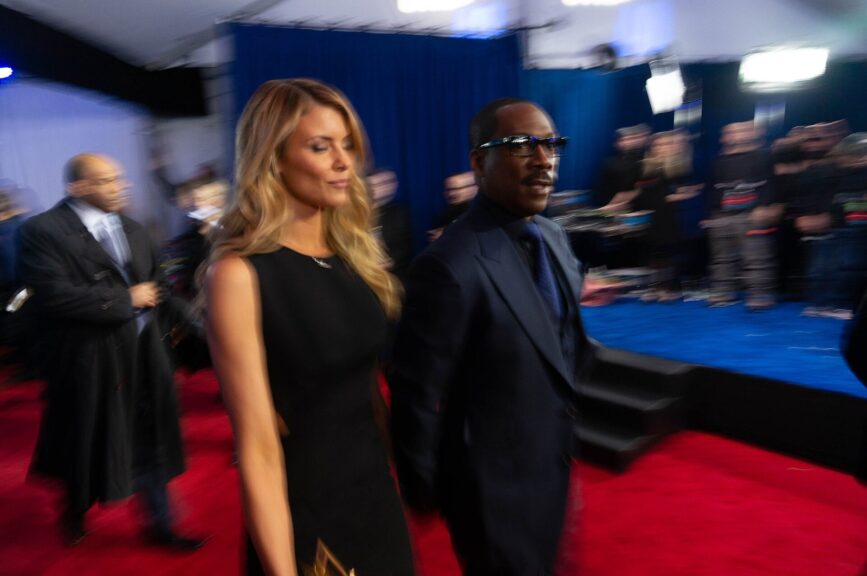 Eddie Murphy, star of the planned Eddie Murphy Peacock series, on the red carpet at the "Saturday Night Live" 40th anniversary in 2015