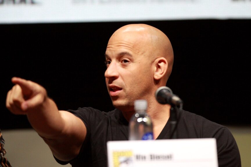 Vin Diesel, executive producer of the Fast & Furious TV series, speaking at San Diego Comic-Con in 2013