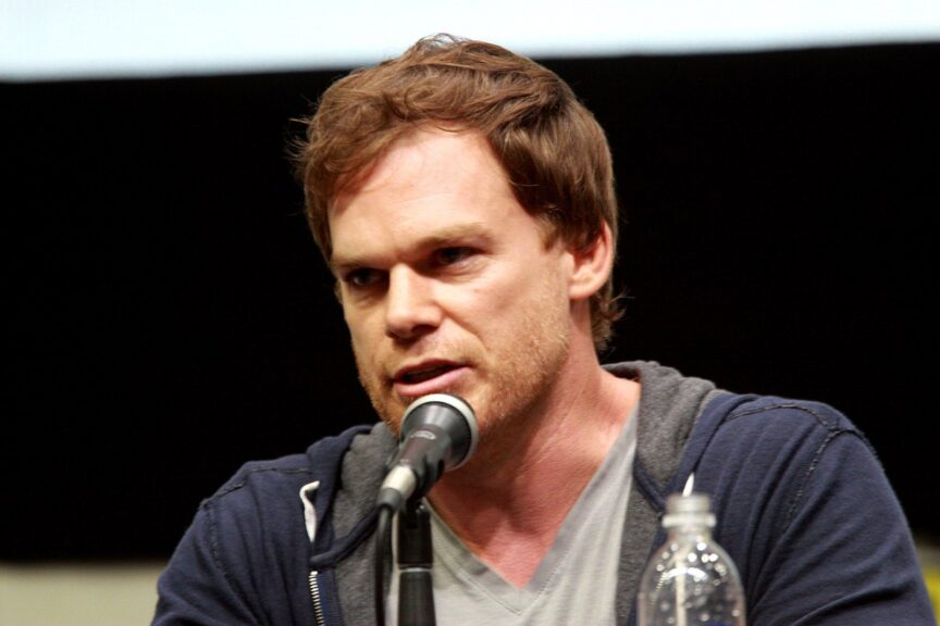 Michael C. Hall, star of Dexter: Resurrection season 2, speaking at San Diego Comic-Con in 2013