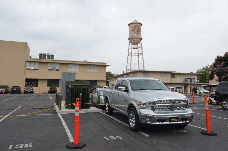 Skydance TV studios news: the Warner Bros. water tower in Burbank, California
